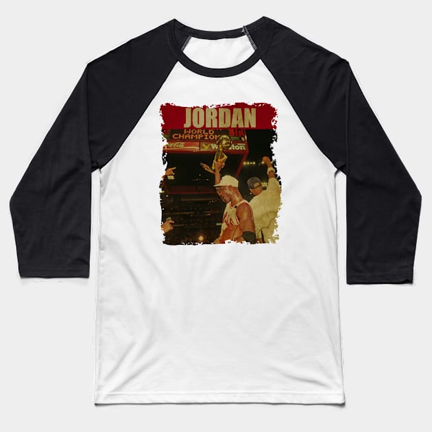 Michael Jordan - NEW RETRO STYLE Baseball T-Shirt by FREEDOM FIGHTER PROD